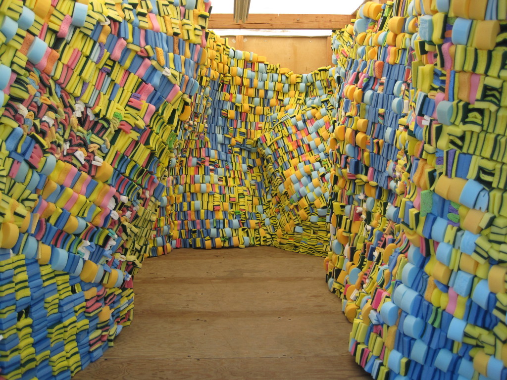 Array. 2012. Installed in storage POD. Sponges.